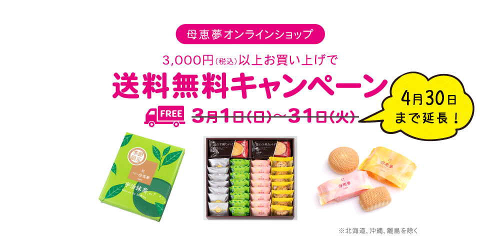 送料無料キャンペーン 3 000円以上のご注文 ご好評につき4月末まで延長 母恵夢公式サイト ポエム ベビーポエム